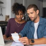 Customers read a utility bill